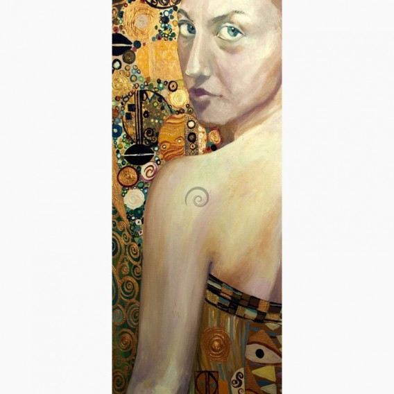 Fototapeta - DV1290 - Olejový portrét ženy