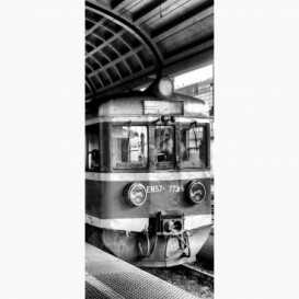 Fototapeta - DV1306 - Retro vlaková stanica