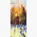 Fototapeta - DV1342 - Farebný maľovaný les