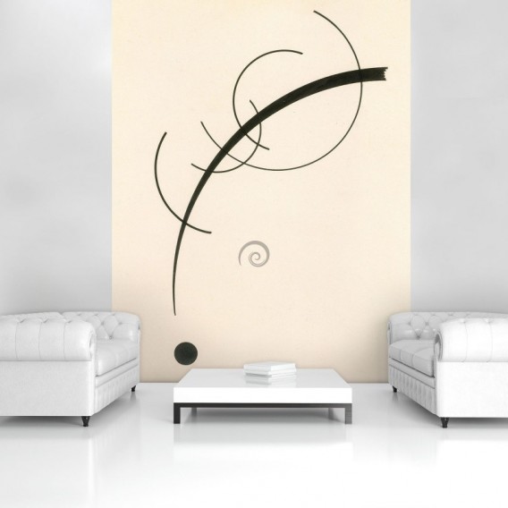 Fototapeta - PL1454 - Free Curve to the Point Wassily Kandinsky