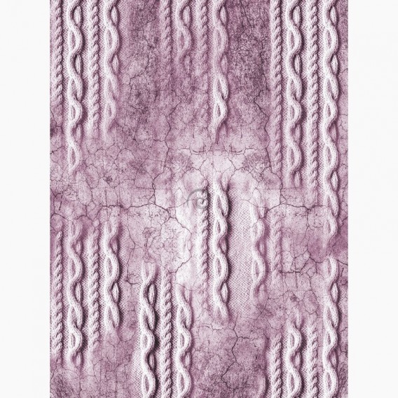 Fototapeta - PL1556 - Růžová stěna s pletenou texturou