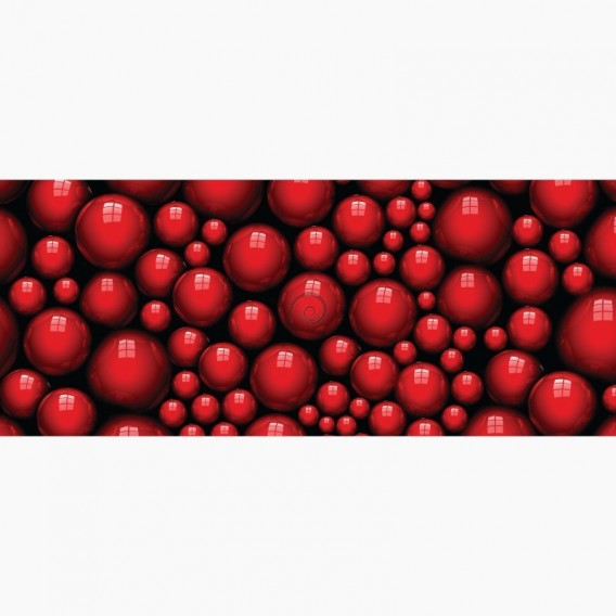 Fototapeta - PA5072 - Červené 3D kuličky