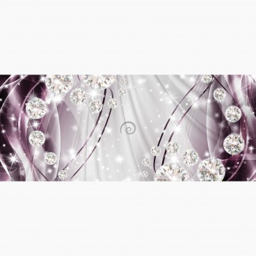 Fototapeta - PA5103 - Grafika s diamantmi - fialová