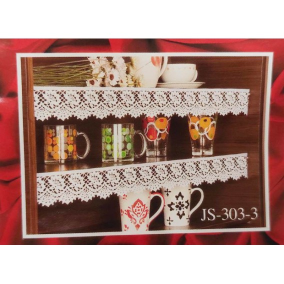 PVC krajka policová 7,5cmx180cm