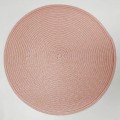 Prestieranie ratan pudrová ružová  kruh 38cm