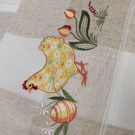 Obrus farebná sliepočka 4901 85x85cm