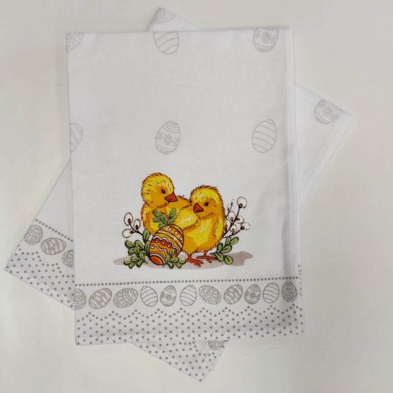 Kuchynské utierky veľkonočné 3set Kuriatka