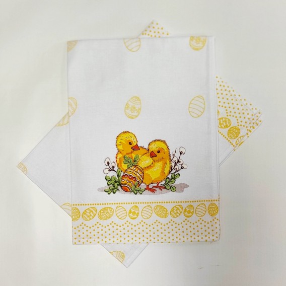 Kuchyňské utěrky velikonoční 3SET Kuřátka