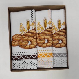 Kuchyňské utěrky  3SET pečivo