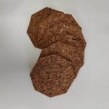 Korkové podložky pod pohár set 6ks hexagon