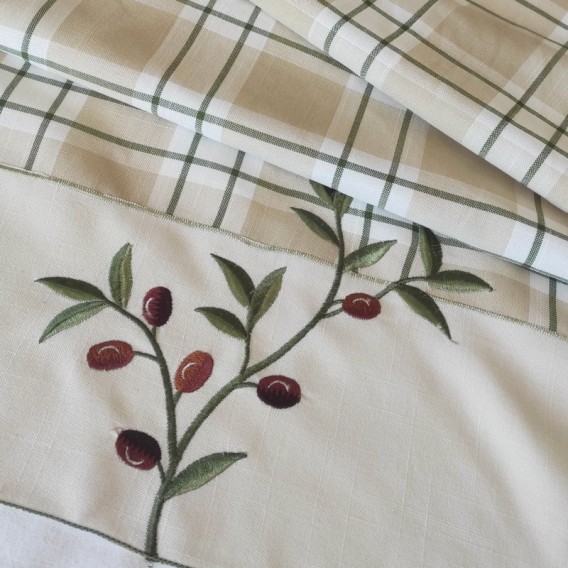 Obrus vyšívaný Olivy 1935 40x110cm