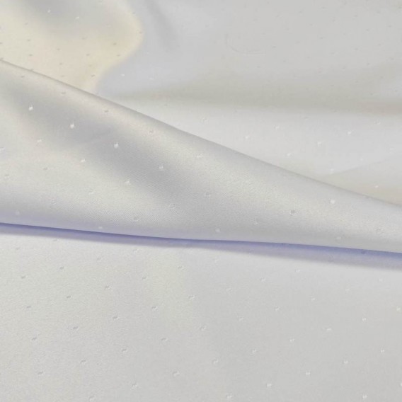 Obrus teflónový biely potlačený vzor 01 bodky