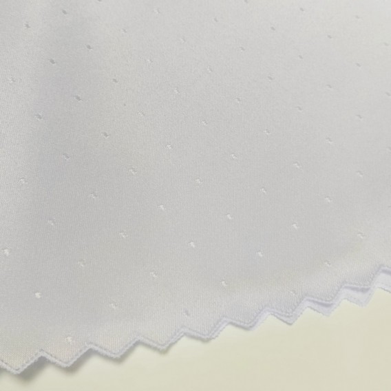 Obrus teflónový biely potlačený vzor 01 bodky