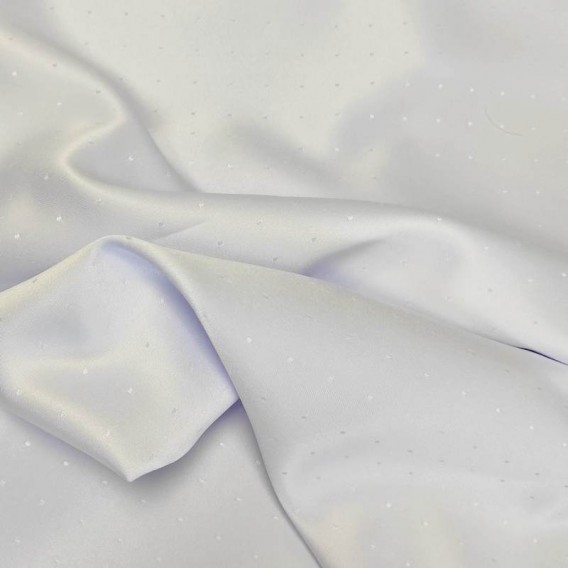 Obrus teflónový biely potlačený vzor 01 bodky