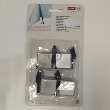 Závažie na obrus kocky strieborné  4ks