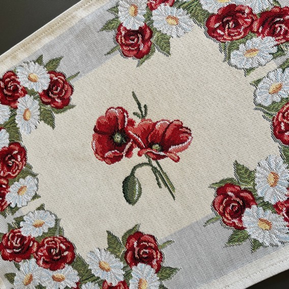 Gobelínový ubrus poppy 33x45cm