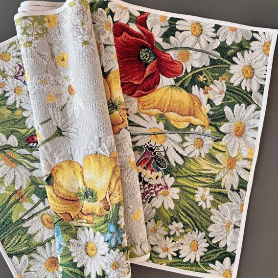 Gobelínový obrus Sedmokrásky 45x140cm