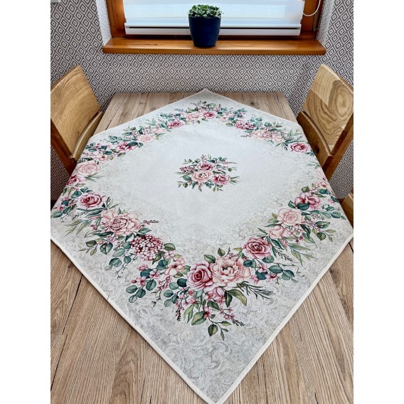 Gobelínový obrus Šípková Ruženka 100x100cm