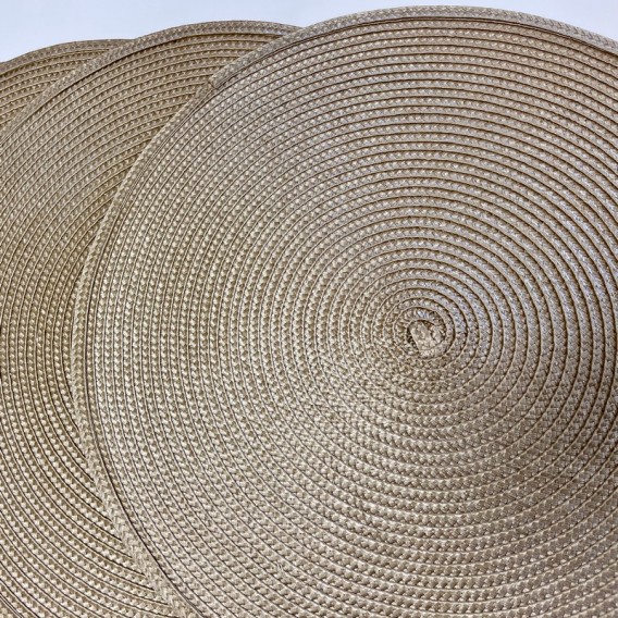 Prostíraní ratan mokka kruh 38cm