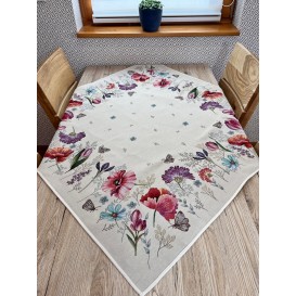 Gobelínový obrus Maky v záhrade 100x100cm