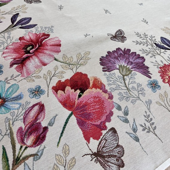 Gobelínový obrus Maky v záhradě 100x100cm