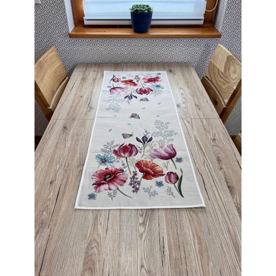 Gobelínový obrus Maky v záhrade 40x100cm