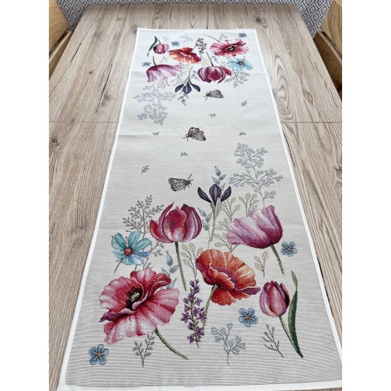Gobelínový obrus Maky v záhrade 40x100cm