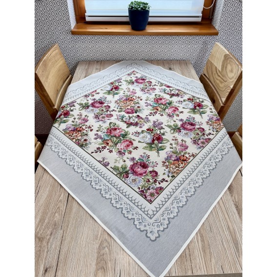 Gobelínový obrus Romantika 100x100cm