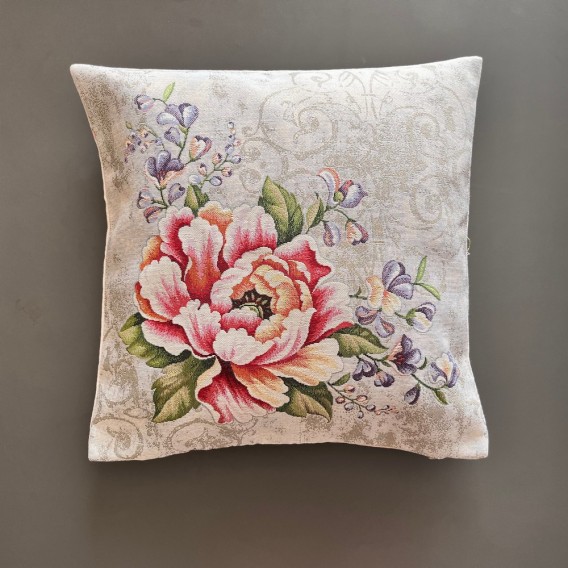 Gobelínová povlak Pivónia 45x45cm