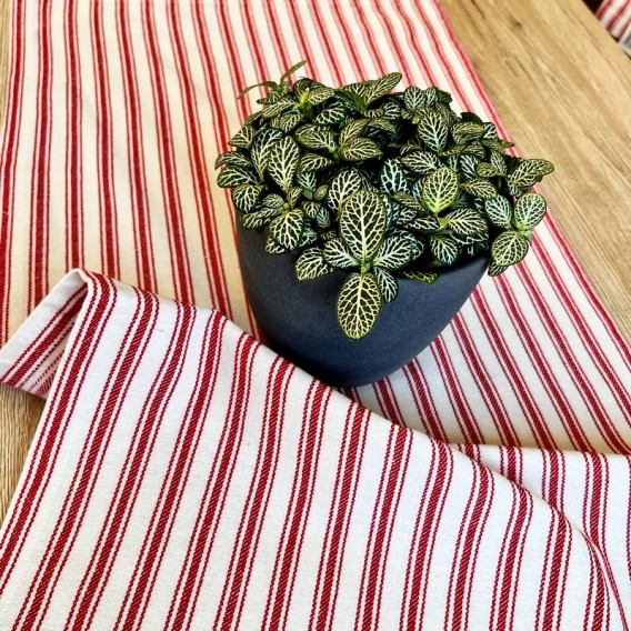 Bavlnená štóla červená 3342 40x85cm