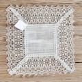Obrus s krajkou biely 2603 30x30cm