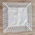 Ubrus s krajkou bílí 2603 35x50cm