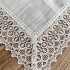 Ubrus s krajkou bílí 2603 130x170cm
