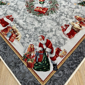 Gobelínový obrus Štedré Vianoce 100x100cm