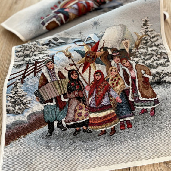 Gobelínový obrus Jasličkári  40x100cm