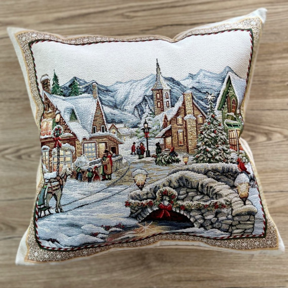 Gobelínová obliečka Jasličkári  45x45cm