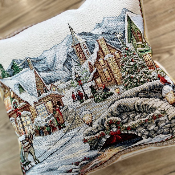 Gobelínová obliečka Jasličkári  45x45cm