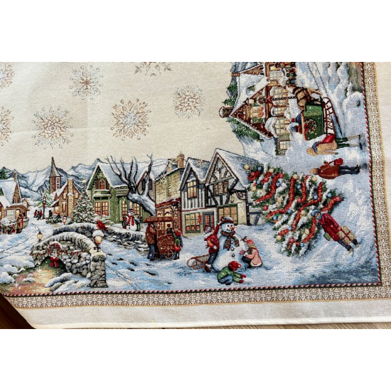 Gobelínový obrus Jasličkári  100x100cm