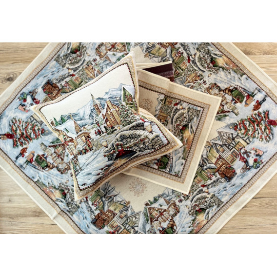 Gobelínový obrus Jasličkári  100x100cm