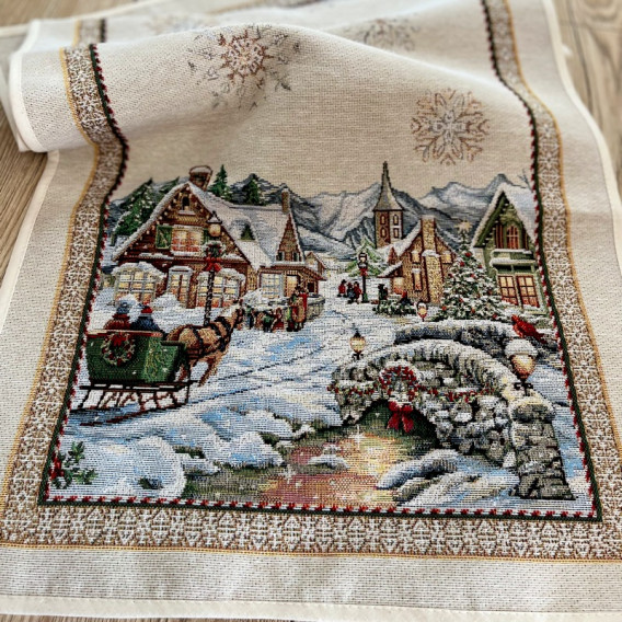 Gobelínový obrus Jasličkári  100x100cm