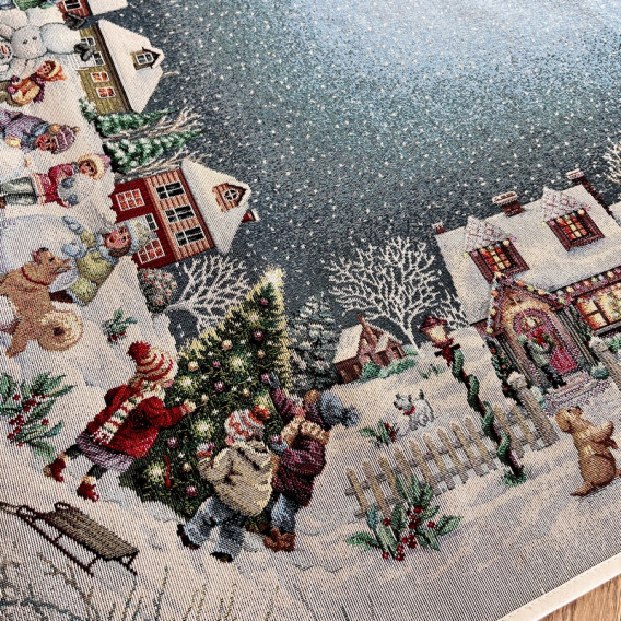 Gobelínový obrus Guľovačka 100x100cm