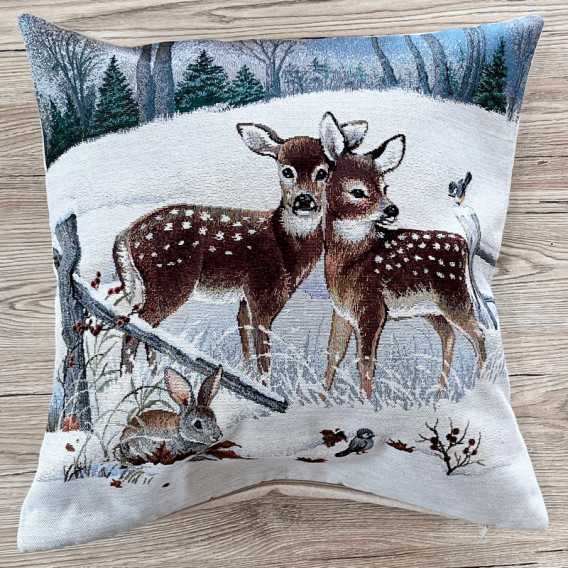 Gobelínová obliečka Srnky 45x45
