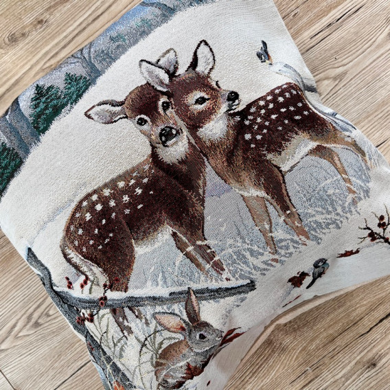 Gobelínová obliečka Srnky 45x45