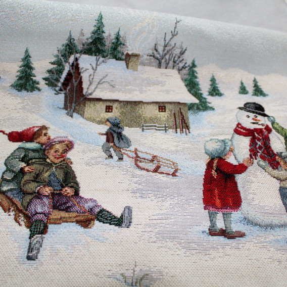 Gobelinový obrus Sánkovačka  40x100cm
