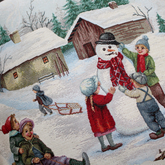 Gobelinový obrus Sánkovačka  100x100cm