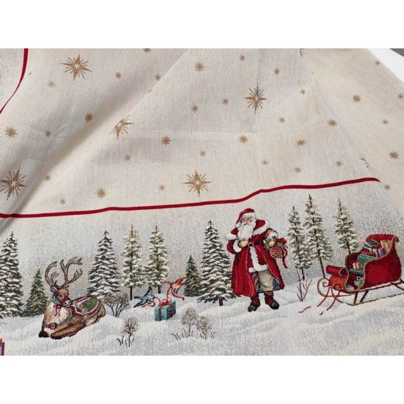 Gobelinový obrus Mikuláš a Sane 140x250cm