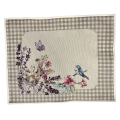 Gobelínový veľkonočný obrus Zajačiky v levanduli  40x50cm