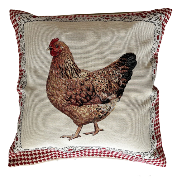 Obliečka na vankúš Sliepočka  45x45cm