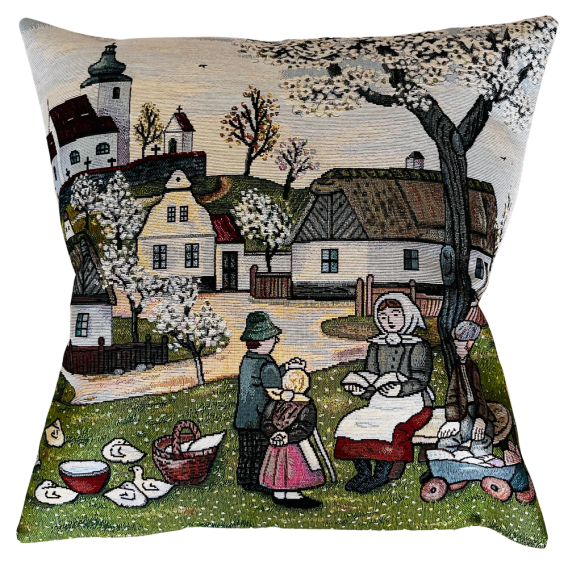 Povlak Jaro ve věsnici 2 45x45cm