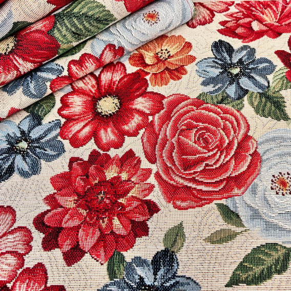 Gobelínový obrus Oranžové květy